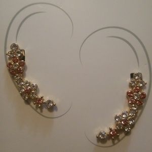 RHINESTONE EAR CRAWLERS